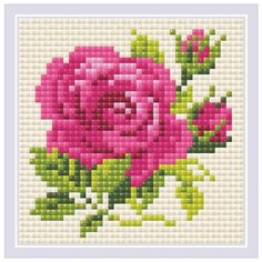 Алмазная мозаика РИОЛИС "Розочка"