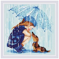 Алмазная мозаика РИОЛИС "Дождик"