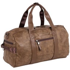 Дорожная сумка П0024 коричневая Polar