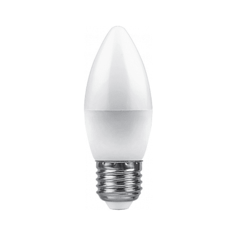Лампа светодиодная Feron LB-570 Свеча E27 9W 2700K (упаковка 10 шт)