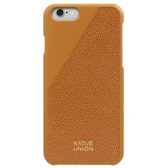 Чехол-накладка Native Union CLIC LEATHER для Apple iPhone 6/iPhone 6S gold