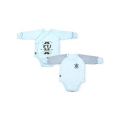 Набор боди LEO (2 шт.) размер 56, голубой Лео