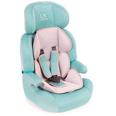 Автокресло группа 1/2/3 (9-36 кг) Lider Kids City Travel Denim, светло-зеленый/серый