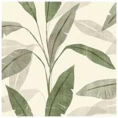 Обои винил на флизелиновой основе Rasch Denzo 0.53х10.5м бежевый/зеленый