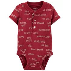 Боди Carters размер 9M, бордовый Carters