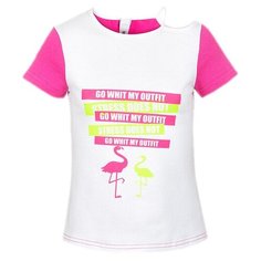 Футболка Nota Bene, размер 128, малиновый