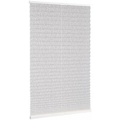 Штора плиссе Delfa "Basic Transparent Белый", ширина 62 см