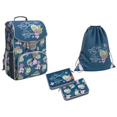 Ученический ранец ErichKrause® ErgoLine® 15L Blossom с наполнением 51582/1