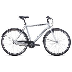 Велосипед FORWARD ROCKFORD 28 (28" 3 ск. рост 540 мм) 2020-2021, серебристый, 1BKW1G383001