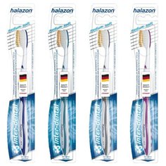 Зубная щетка One Drop Only Halazon Inter-Dent medium-soft. Цвет-синий
