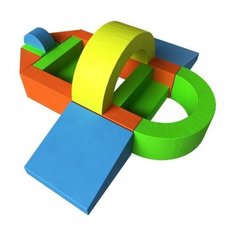 Мягкий игровой комплекс ROMANA Авиалайнер ДМФ-МК-14.76.06, разноцветный