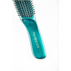 Majestic / Японская массажная расчёска для густых и жестких волос Majestic Green 568 зубчиков
