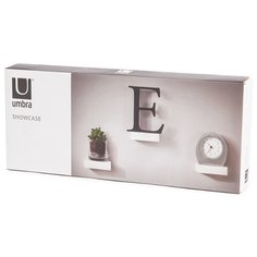 Набор из 3 полок Showcase белый Umbra
