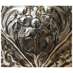 Кувшин для воды с тиснением. Серебро. Chinelli Италия