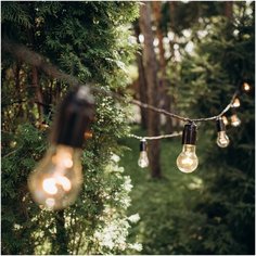 "Ретро гирлянда LVMPV "Боксерская", черная, 6 метров, 12 ламп"