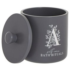 Стакан для ватных дисков Bath Rituals серый Dcasa