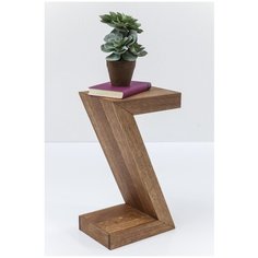 KARE Design Столик приставной Attento, коллекция "Атенто" 30*54*20, Дуб, Коричневый