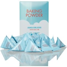 Etude House скраб для лица Baking Powder Crunch Pore Scrub для сужения пор с содой в пирамидках 7 г 24 шт.
