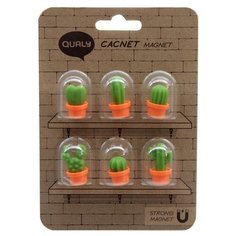 Магниты Cactus, 6 шт. Qualy