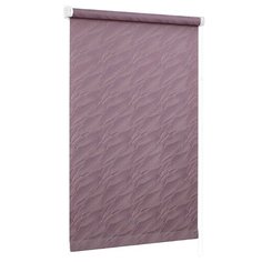 Рулонная штора с направляющими струнами Delfa "Сантайм-жаккард Веда Фиолетовый", 81*170 см