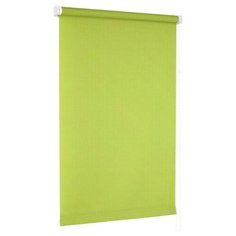 Рулонная штора эконом Delfa "Сантайм Лен", светло-зеленый, 34*160 см