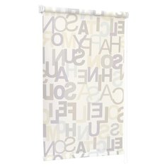 Рулонная штора с направляющими струнами Delfa "Сантайм-рисунок Глория Литера-1", 95*170 см