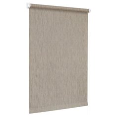 Рулонная штора с направляющими струнами Delfa "Сантайм Натур Коричневый", 73*170 см