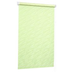 Рулонная штора с направляющими струнами Delfa "Сантайм-жаккард Веда Салатовый", 95*170 см
