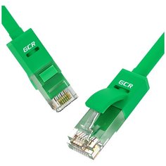 Патч-корд для интернета UTP GCR 10 Гбит/с кат 6 RJ45M зеленый 0.3м