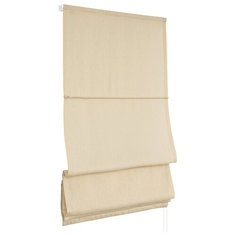 Римская штора Delfa Siena Fantasy тюлевые, светло-бежевый, ширина 57 см