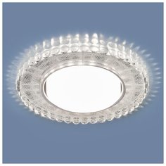 Встраиваемый точечный светильник Elektrostandard с LED подсветкой 3035 GX53