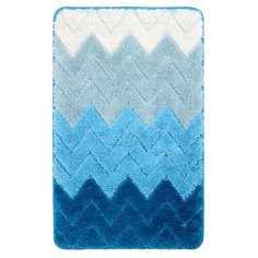 Коврик для ванной Fixsen Deep голубой 50х80 см (FX-5003C)