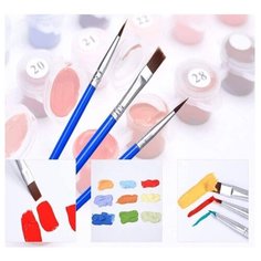 Картина по номерам ВанГогВоМне, 40х50см - Водопад Санвапта, Канада Paintboy