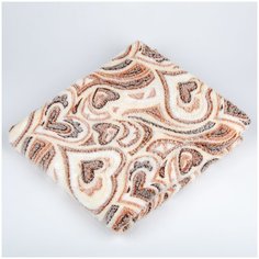 Плед Бамбук, Сердца в ажуре, 180*200 см Bozhong Home Textile