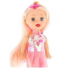 Кукла беременная в фиолетовом платье с пупсиком для детей от 3-х лет/Кукла беременнаяс гнущимися руками и ногами/Набор для игры в "Дочки-матери" Panawealth Inter Holdings