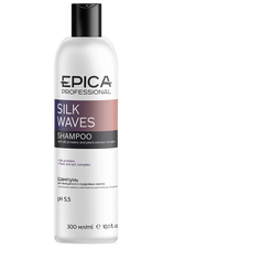 EPICA Silk Waves Шампунь для вьющихся и кудрявых волос с протеинами шелка и комплексом растительных экстрактов, 300 мл.