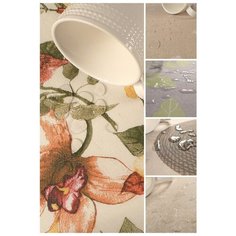 Тефлоновая скатерть Mori Зимний узор 180х140