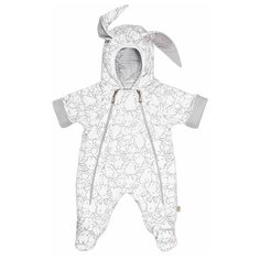Комбинезон Сонный Гномик, размер 56, белоснежный с рисунком
