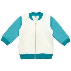 Олимпийка ЁМАЁ размер 74, бирюза/экрю