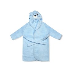 Халат LEO размер 80-86, голубой Лео