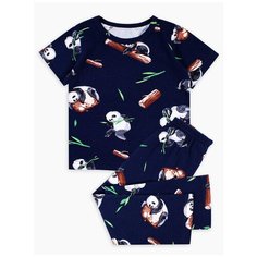 Пижама Веселый Малыш размер 92, разноцветный