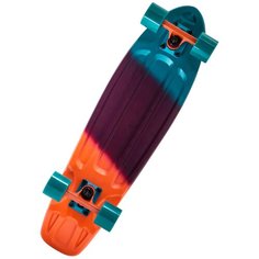 Мини-круизер Decathlon Oxelo BIG YAMBA (8389380), 26.77x7.45, blue/coral gradient