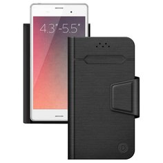 Чехол-книжка универсальный Deppa Wallet Fold M черный