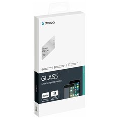 Защитное стекло Deppa 3D Full Glue для Huawei P30 Lite, 0.3 мм, черная рамка