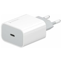 СЗУ Deppa USB Type-C, Power Delivery, 18W, белый