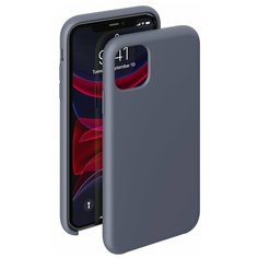 Чехол Deppa Liquid Silicone Case для Apple iPhone 11, серо-лавандовый