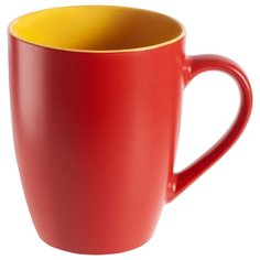 Кружка Bright Tulip, матовая, красная с желтым Molti