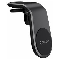 Держатель Автомобильный Deppa Mage Bend для смартфонов, магнитный, черный