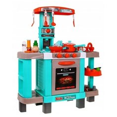 Детская игровая кухня Little Chef 008-938A, 87х78х29см с набором посуды и продуктов, ручки крутятся, конфорки c подсветкой, озвучкой Play Smart