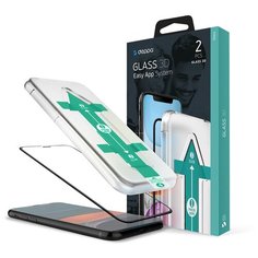Защитное стекло Deppa 3D Full Glue Easy App для Apple iPhone 11 Pro Max, 0.3 мм, черная рамка